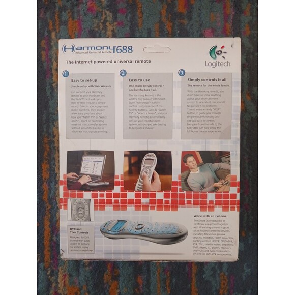 Logitech Harmony 688 Universal Remote Control Silver (966182-0403) - Picture 2 of 6